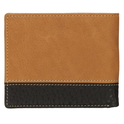 Cross Camel Tan and Espresso Full-grain Leather Wallet