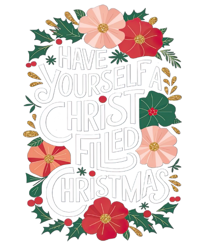 Have yourself a Christ filled Christmas Crewneck