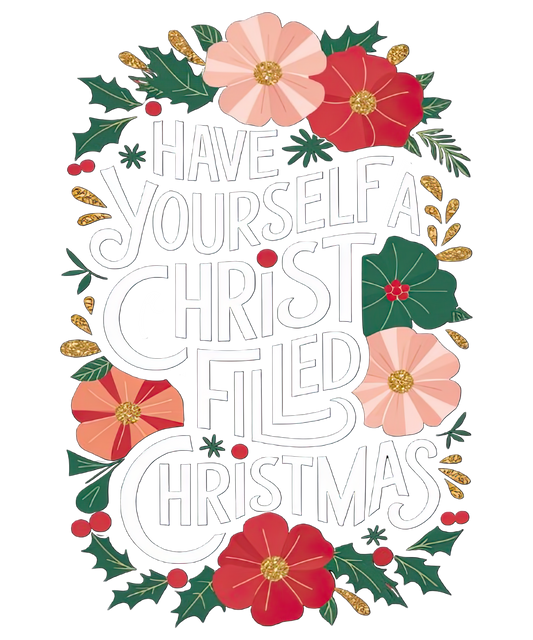 Have yourself a Christ filled Christmas Crewneck